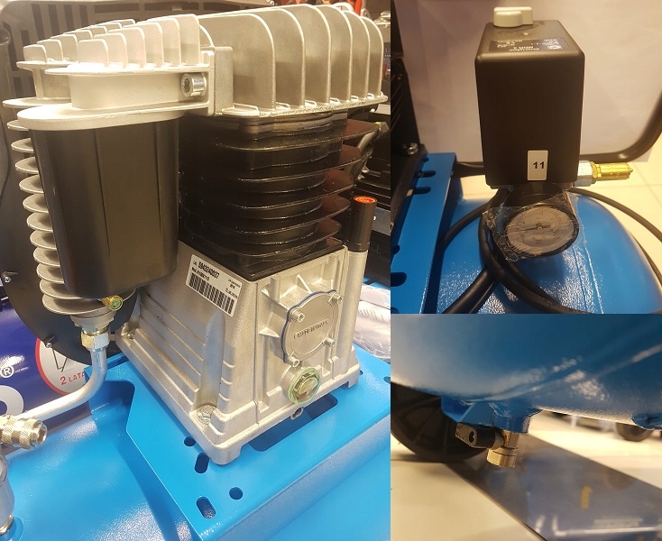 KOMPRESOR SPRĘŻARKA ABAC PRO B5900B/200 CT5,5 200L Zasilanie sieciowe