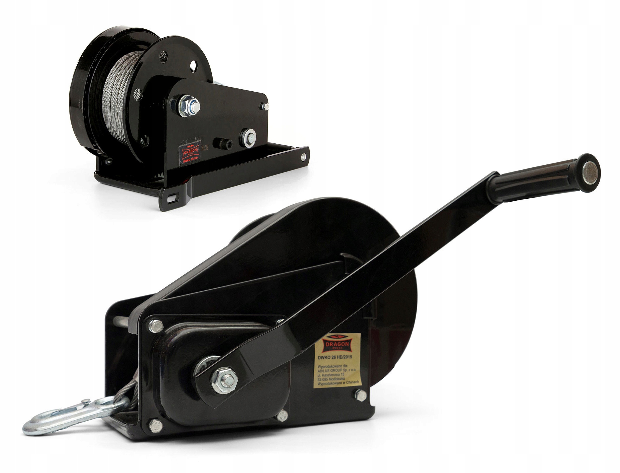 Ruční Klikový Naviják Lanový 2600lb Naviják lebiodka přenosný Dragon