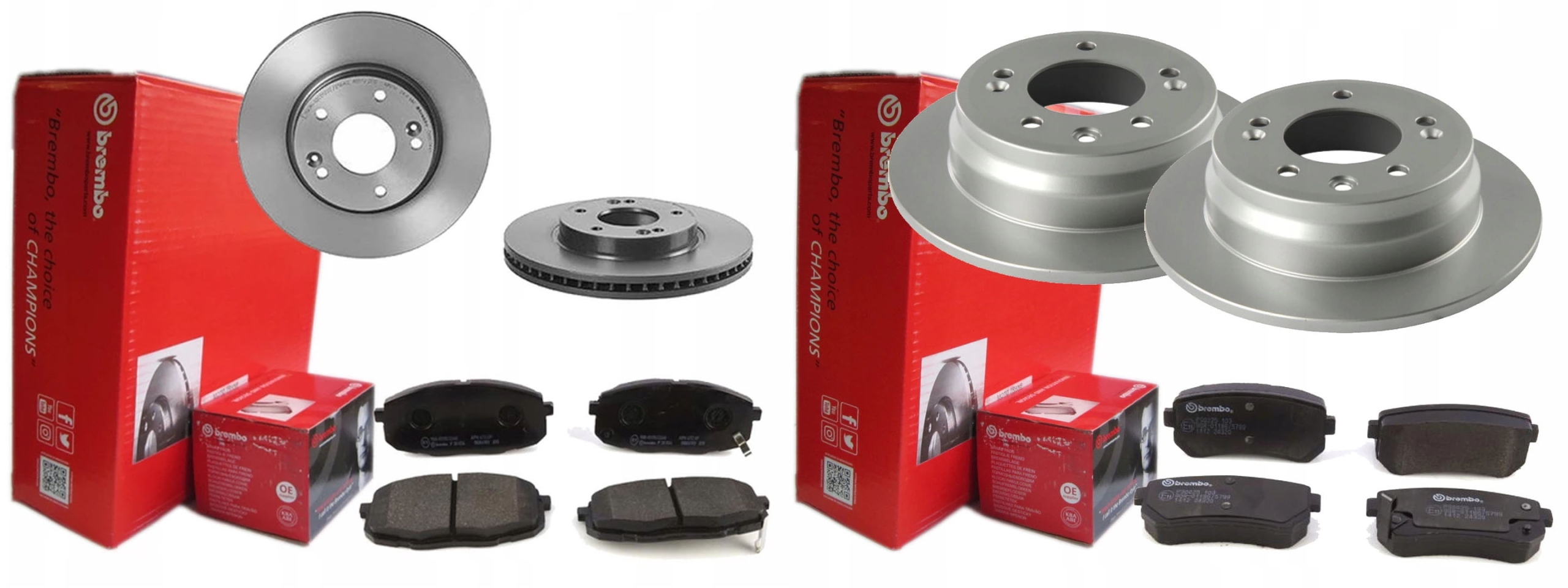 ДИСКИ КОЛОДКИ BREMBO СПЕРЕДУ І ЗЗАДУ KIA CEED 280 ММ