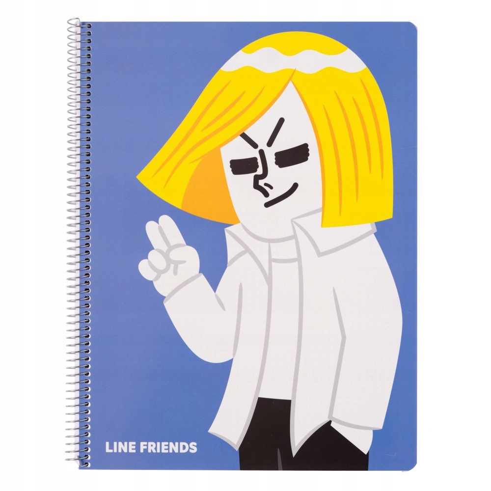 

Line Friends notes zeszyt 80k kratka Kołonotes A4
