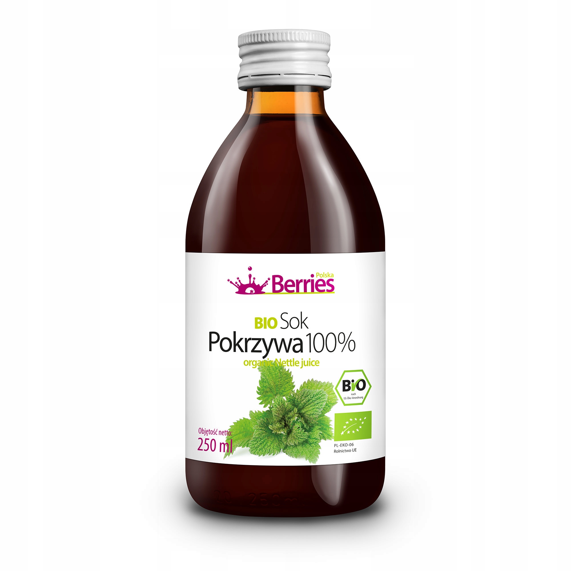 

Sok Bio Pokrzywa 100% wyciskany z pokrzywy 250ml