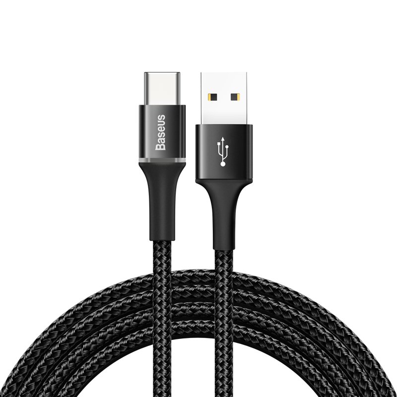 

Baseus Mocny Nylonowy Kabel Usb / micro-USB Led