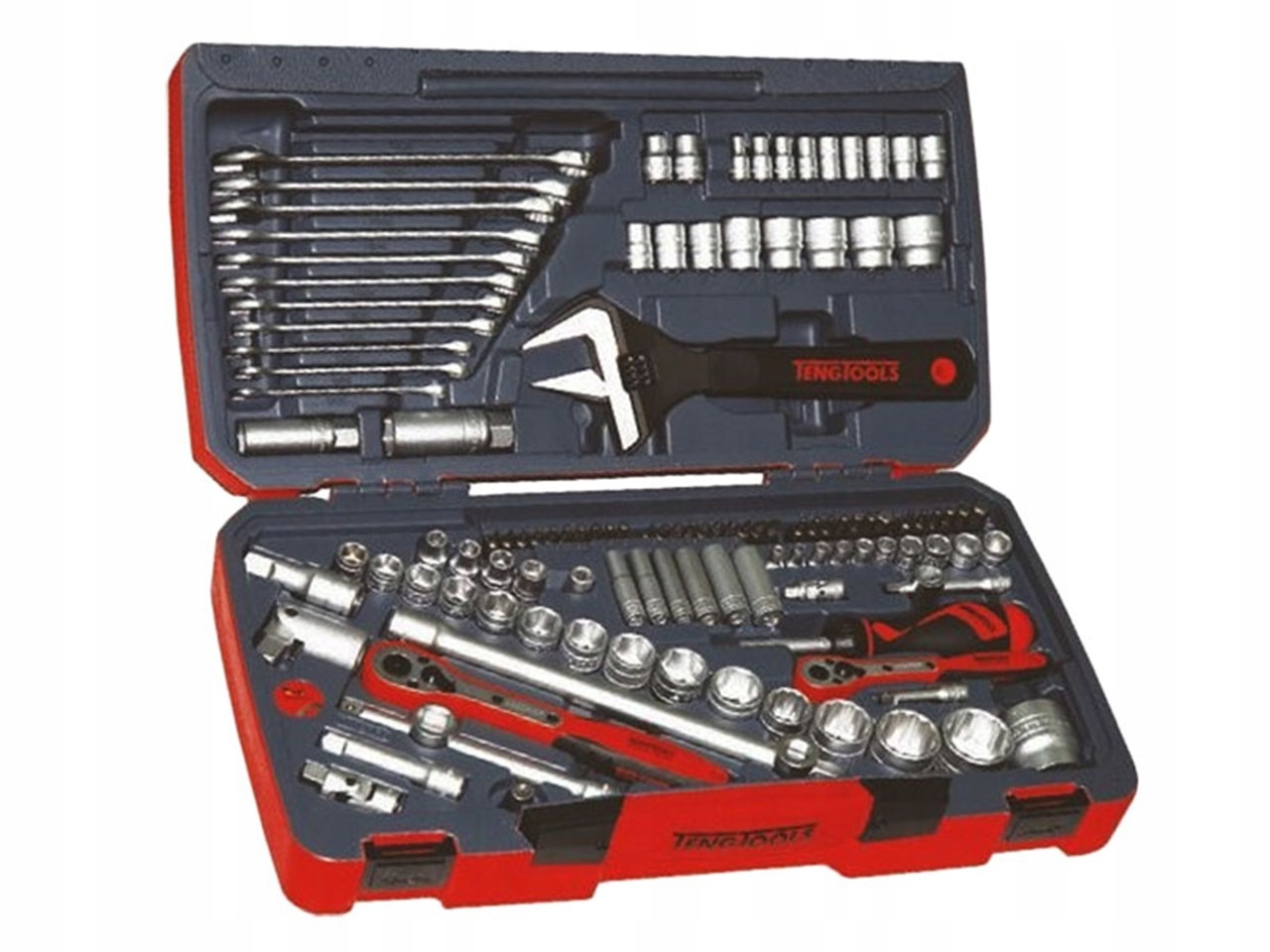 TENGTOOLS ZESTAW KLUCZY I NASADEK 1/4 1/2 3/8 Marka Teng Tools
