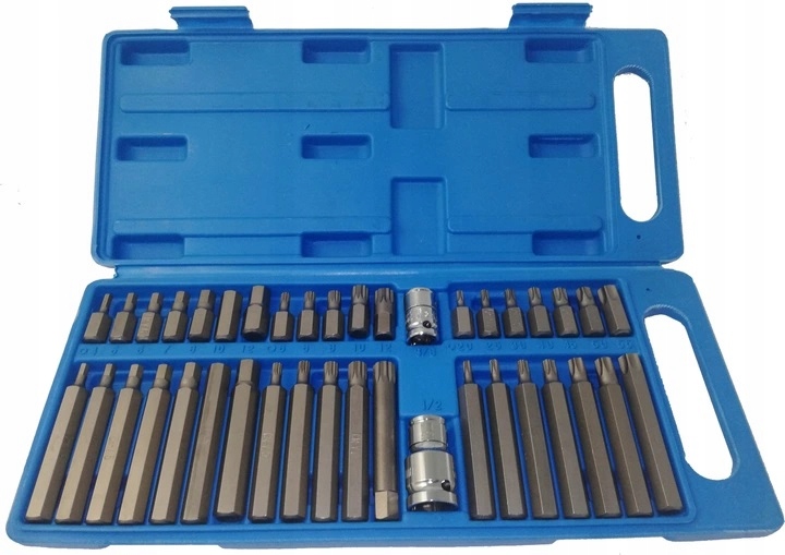 ZESTAW BITOW KLUCZY IMBUS SPLINE TORX 40 el BITY