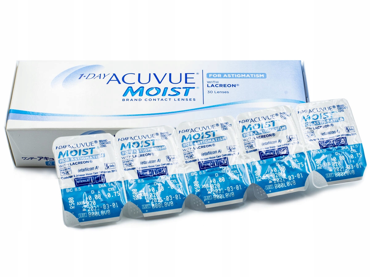 

1-Day Acuvue Moist for Astigmatism soczewki 30szt