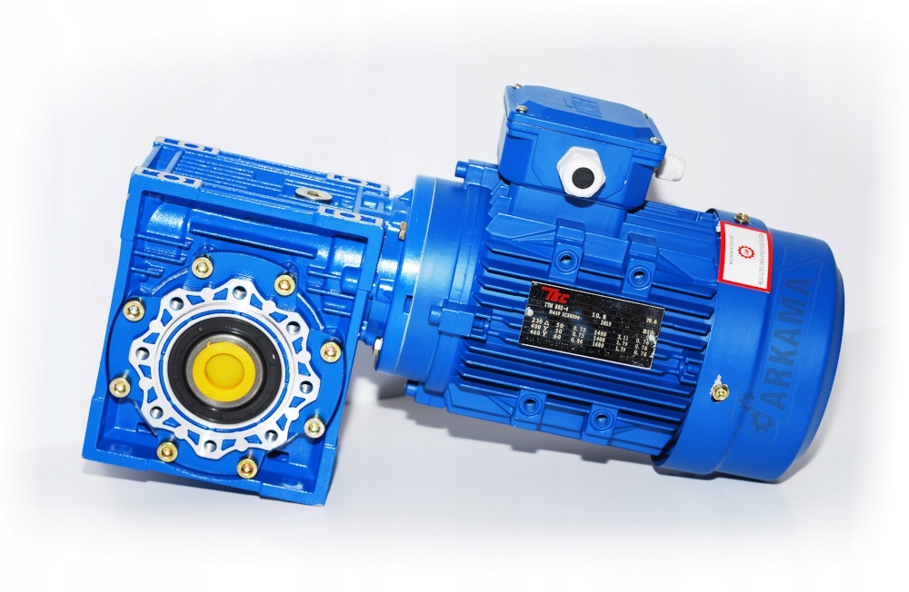 SILNIK ELEKTR. 0,75KW/3FAZ Z REDUKTOREM 63 1/40