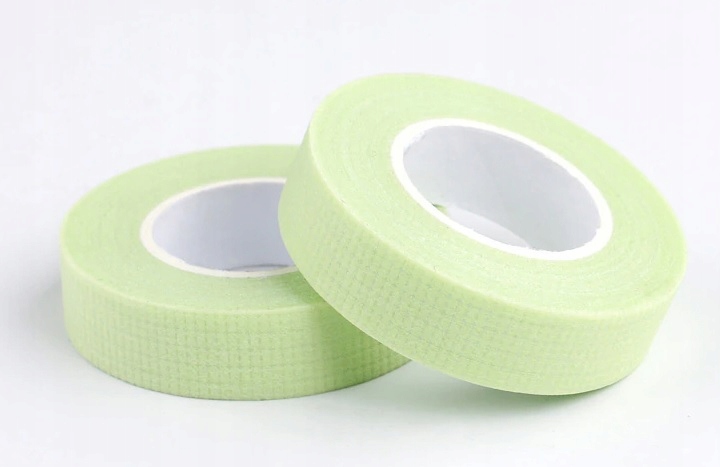 Taśma ZIELONA perforowana do rzęs 1,2cm x 9m Marka ProjectLashes