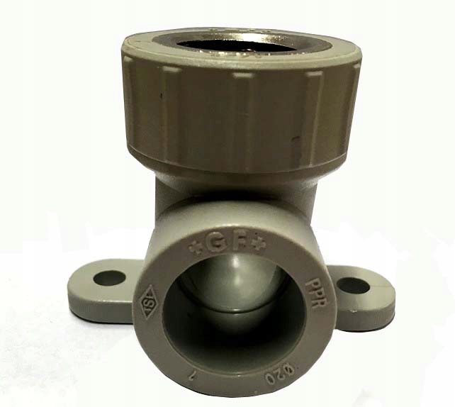 

Zgrzewka kolano 20mm x 1/2 Gw z mocowaniem Pp 162