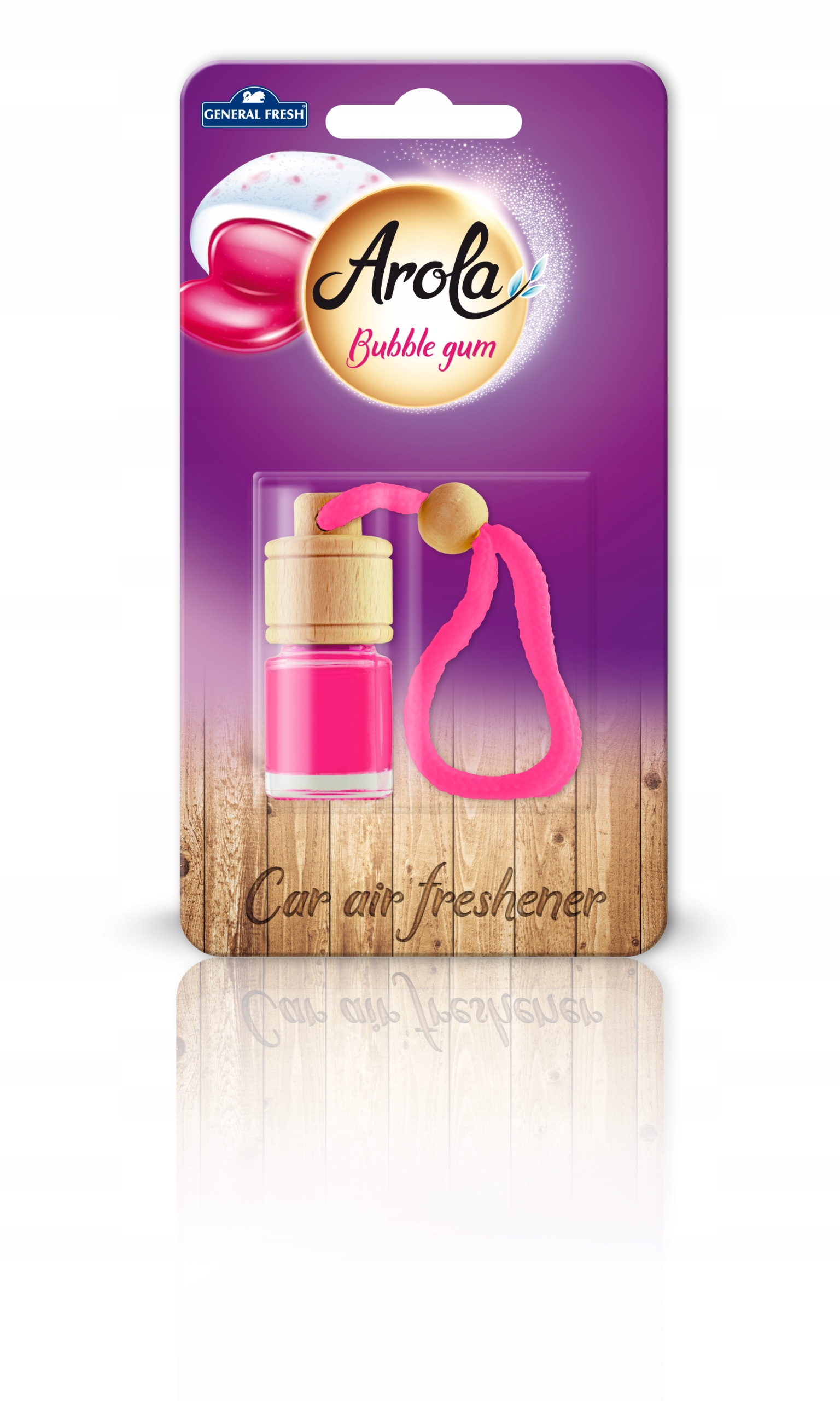 

Odświeżacz samochodowy Arola Wood Guma balonowa