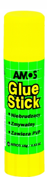 

Klej Sztyfcie Amos Glue Stick 15G Biurowy Szkolny