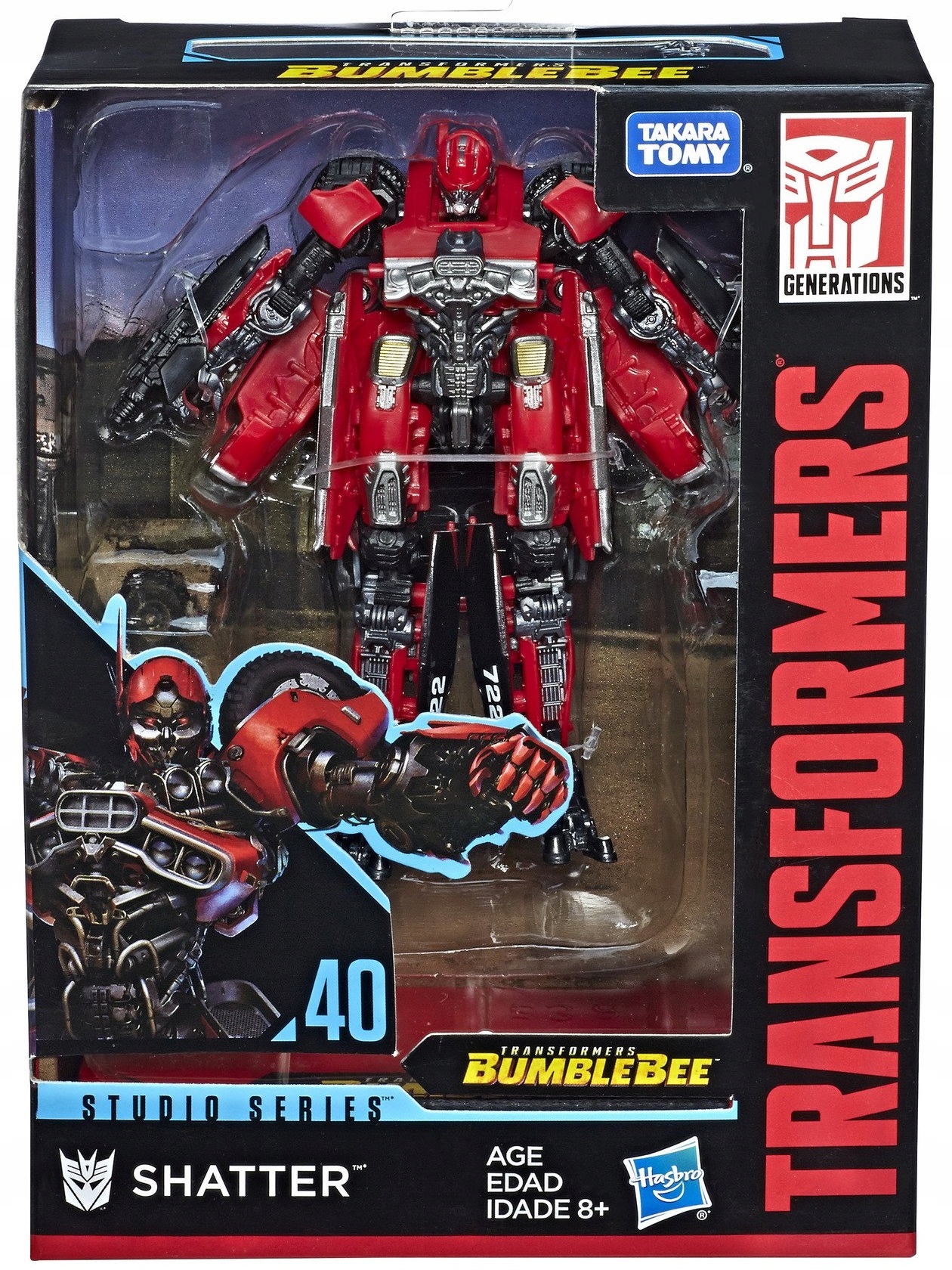 Figurka Transformers Shatter DLX Red Lightning