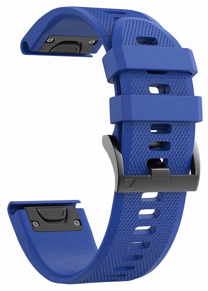 

Niebieski Silikonowy Pasek Garmin Fenix 5 QuickFit
