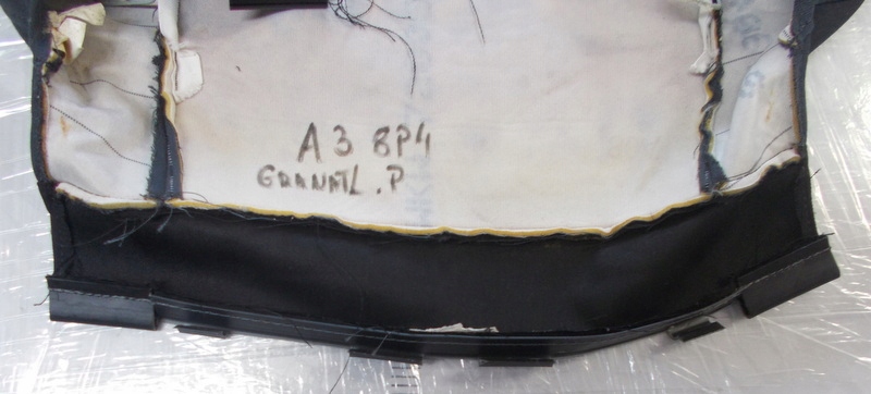 AUDI A6 A3 TAPICERKA LEWA POKROWIEC OPARCIA FOTELA Numer katalogowy oryginału AUDI A6 A3