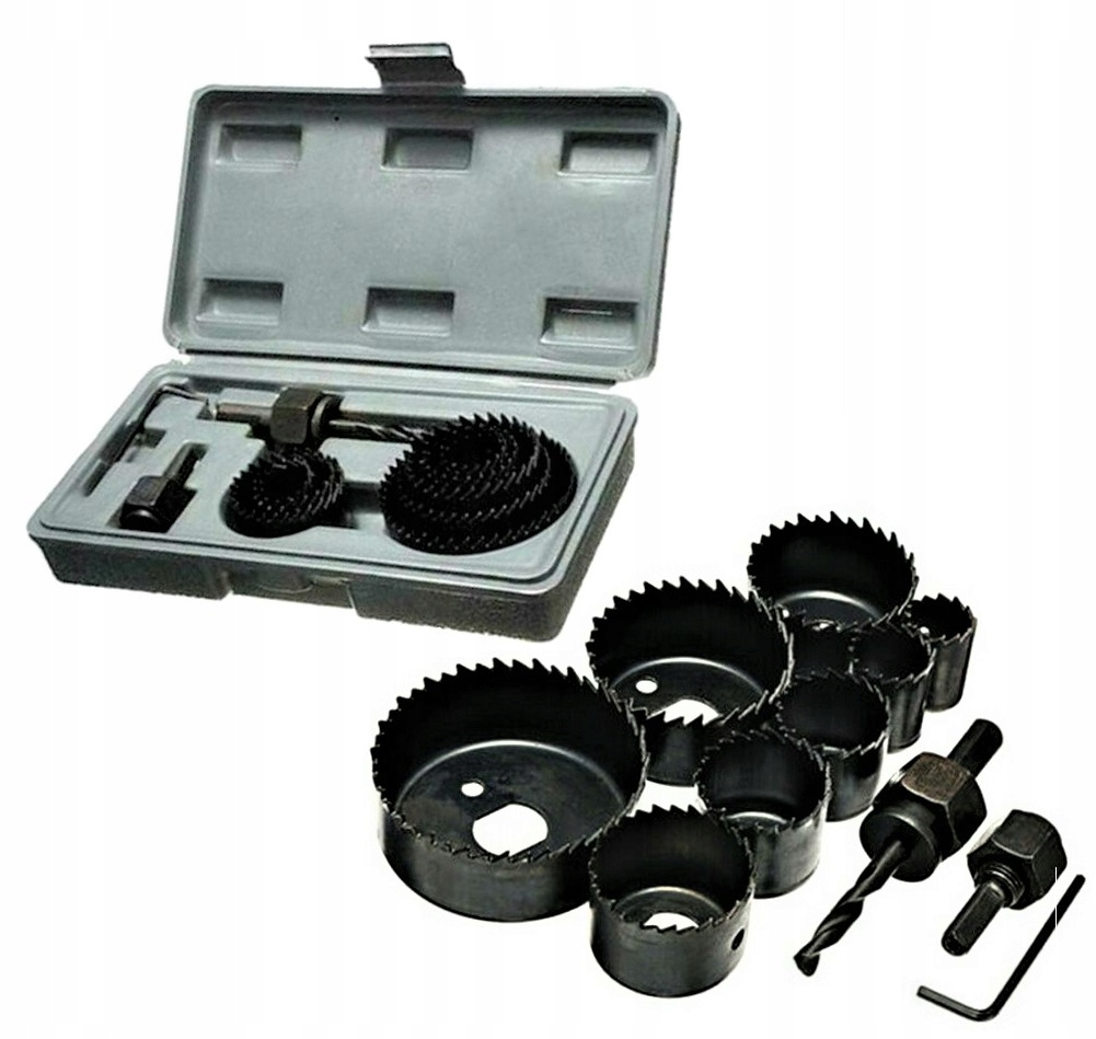 

Otwornice Do Drewna Gipsu Kartonu 11 El. Frezy