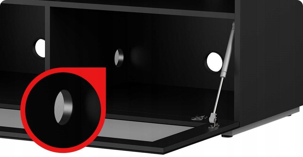 SZAFKA MELICONI MYTV STAND GLASS CZARNA Model 12050F