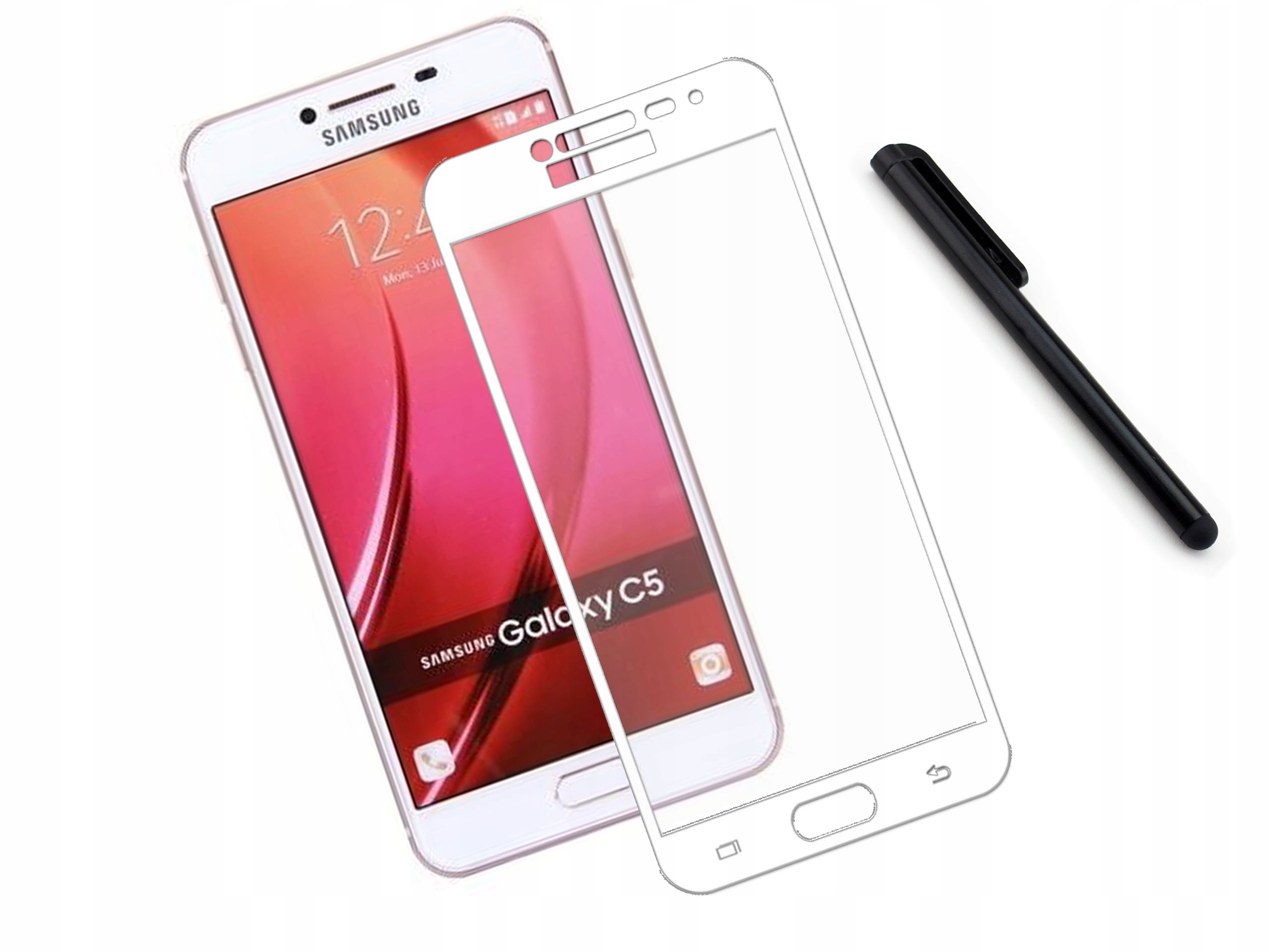 

Szkło hartowane 3D 9H Samsung Galaxy C5 Białe