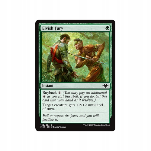 Mtg 4x Elvish Fury