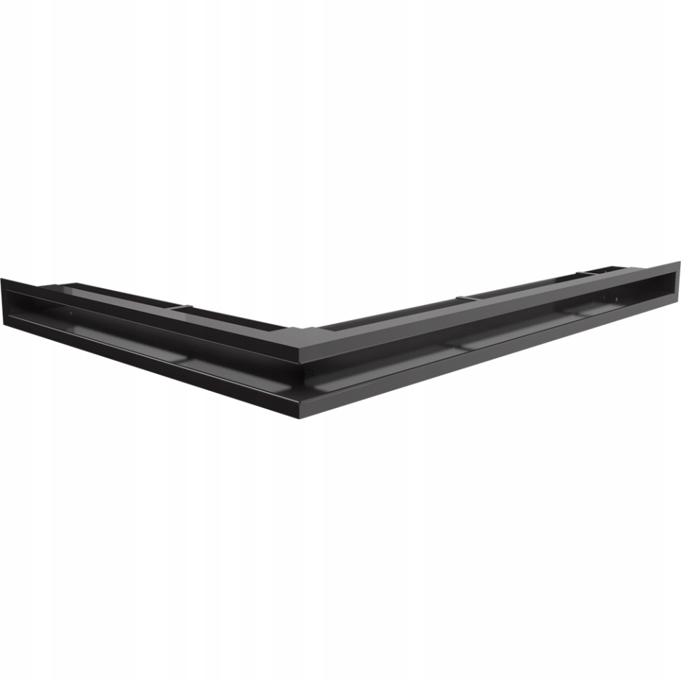 Krbová Mřížka Luft Kratki Rohová Černá 766x547x60 mm Pravá Levá Verze