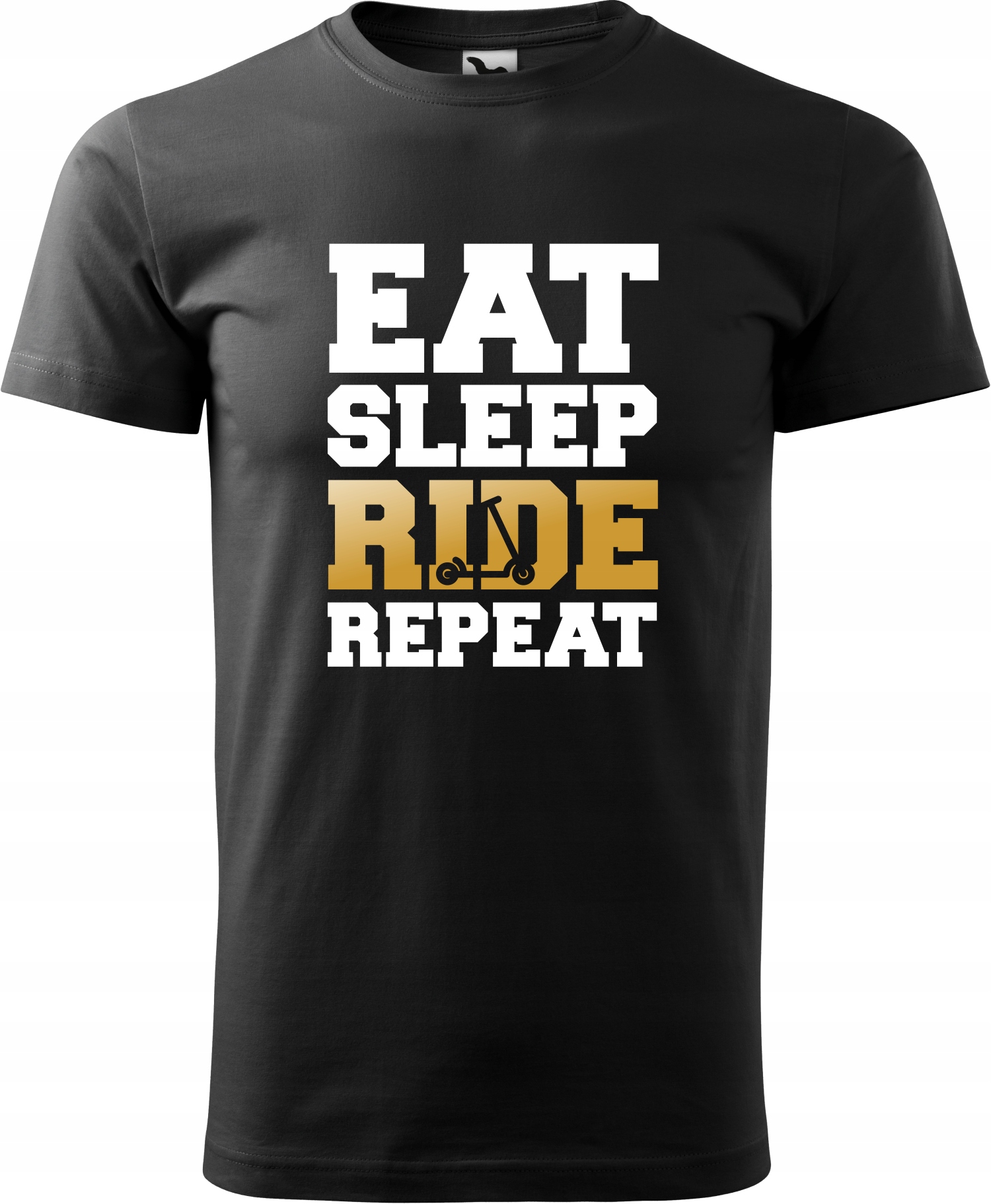 

Koszulka męska Hulajnoga Eat Sleep Ride Repeat XL