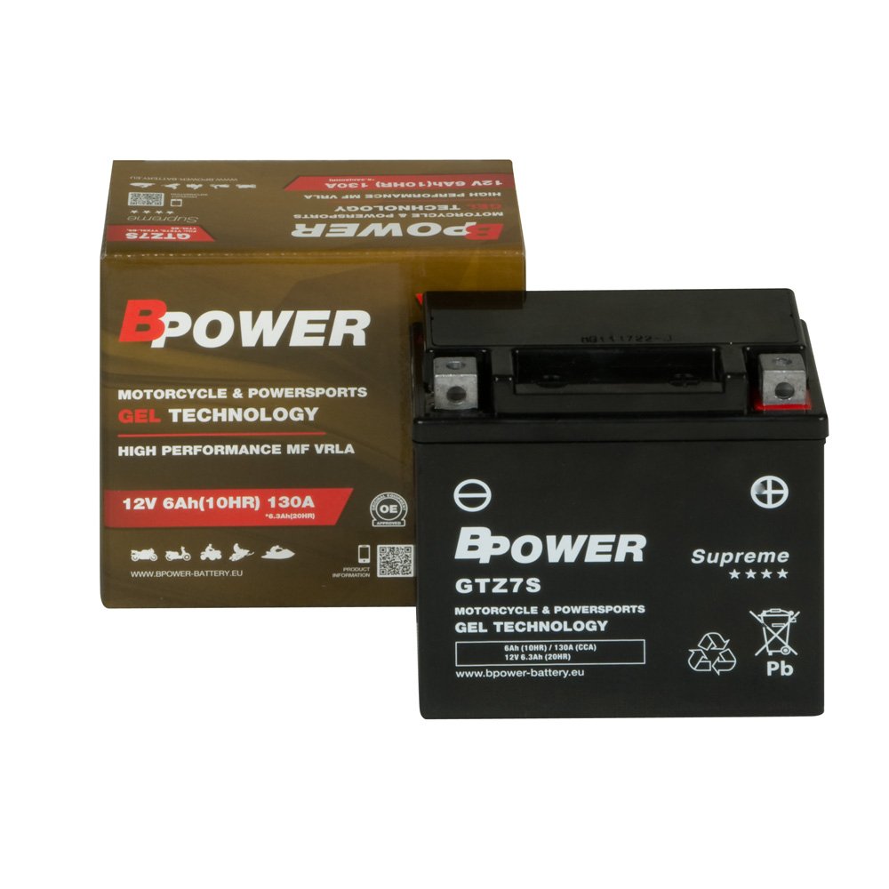 

Akumulator żelowy GTZ7S BPower Gel YTZ7S 6Ah