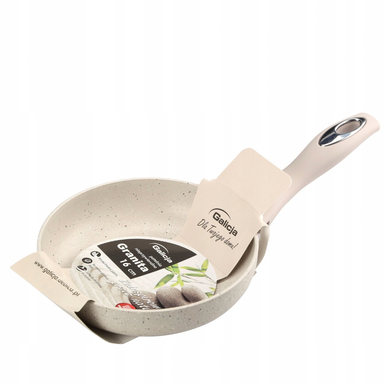 

Patelnia Granita mini mała 16 cm nieprzywieralna