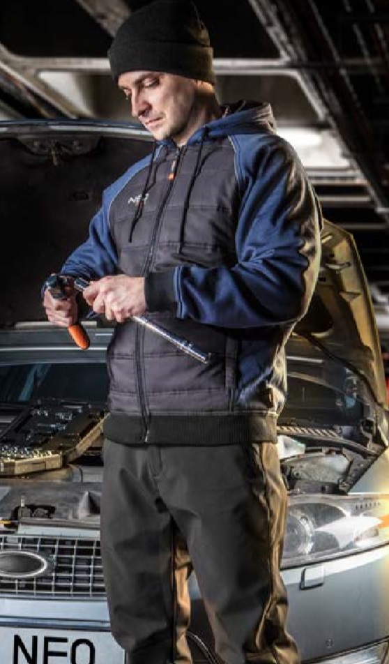 Bluza lekka robocza oddychalna kapturem NEO S / 48 Rozmiar S