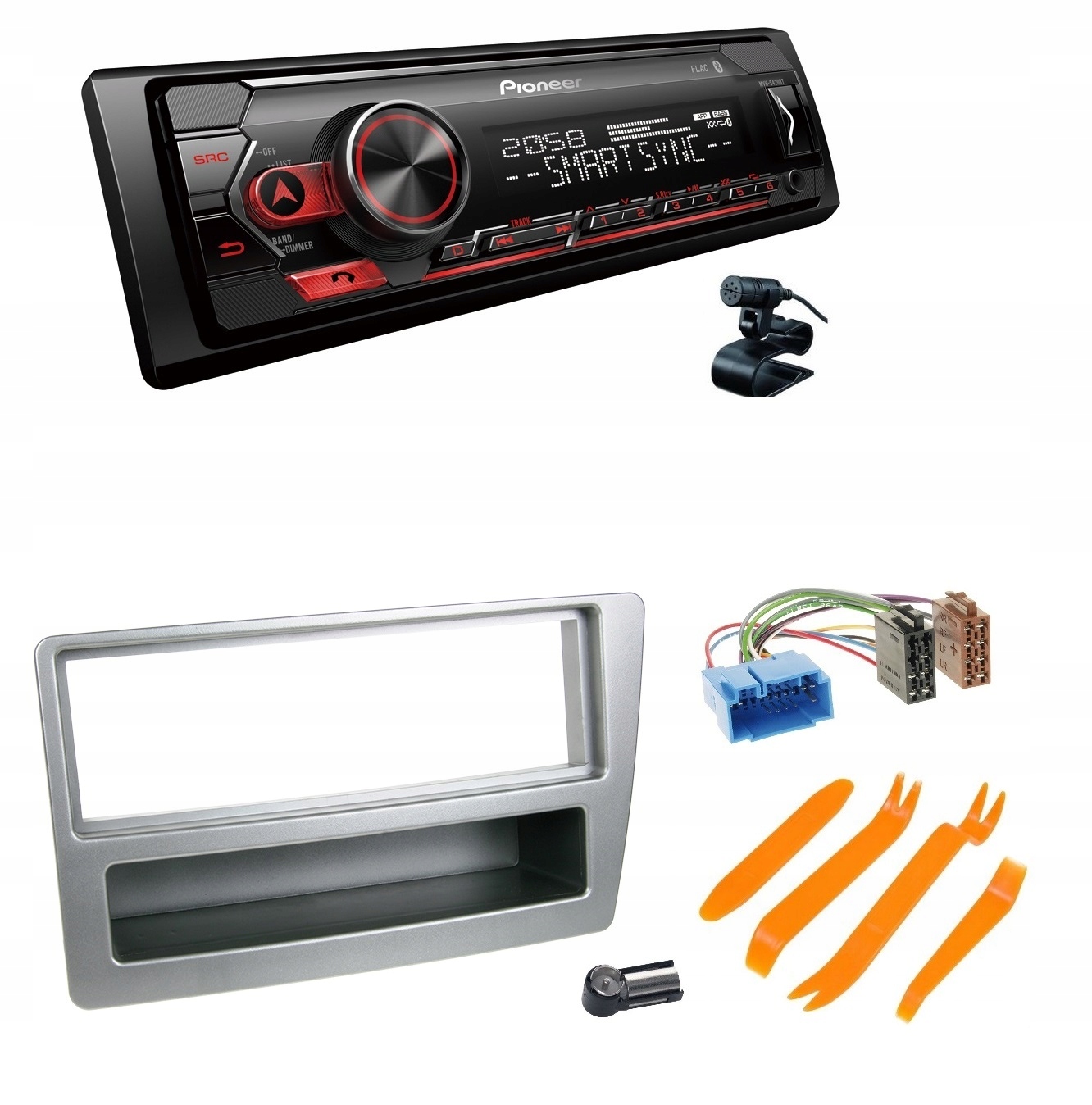 Pioneer MVH-S420BT Bluetooth Usb Radio Honda CIVIC 7 VII montážny set