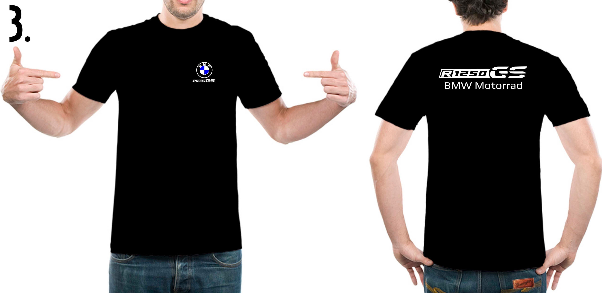 KOSZULKA motocyklowa t-shirt BMW R1250GS Adventure Rodzaj Męskie