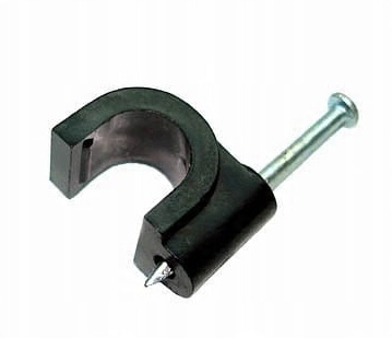 

Uchwyt kabla okrągłego 8mm KN8 100szt czarny(0393a