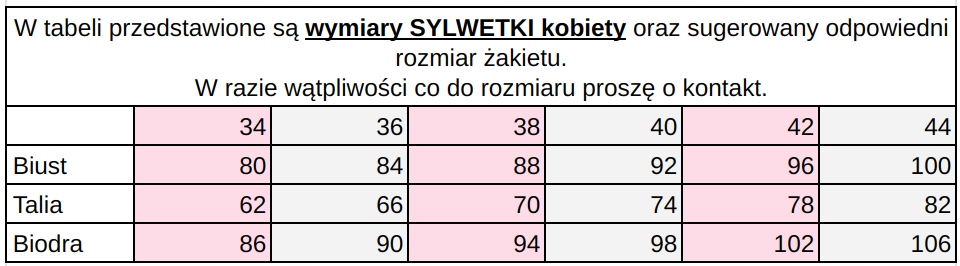 BOLERKO Marynarka żakiecik EKO SKÓRA 34-44 tu 32 Wzór dominujący bez wzoru