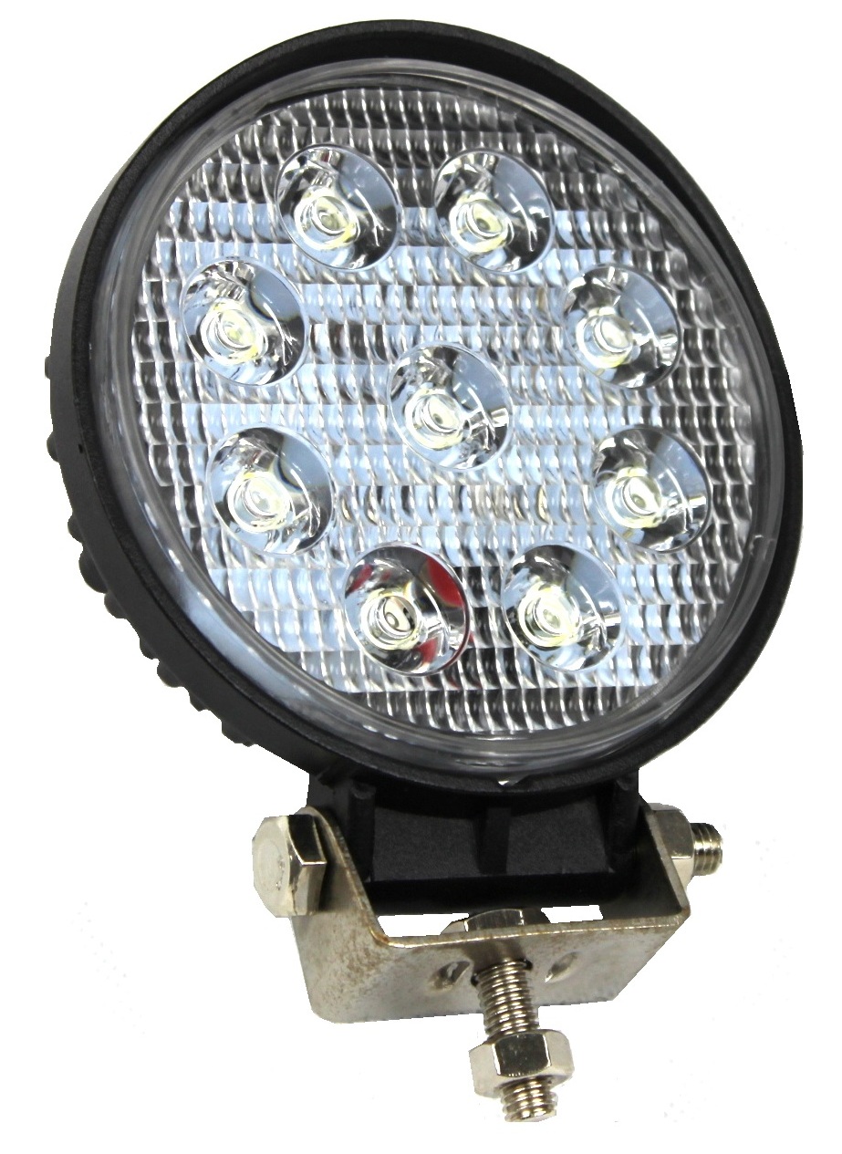 LAMPA ROBOCZA 9 LED OKRĄGŁA HALOGEN MEGA MOCNA