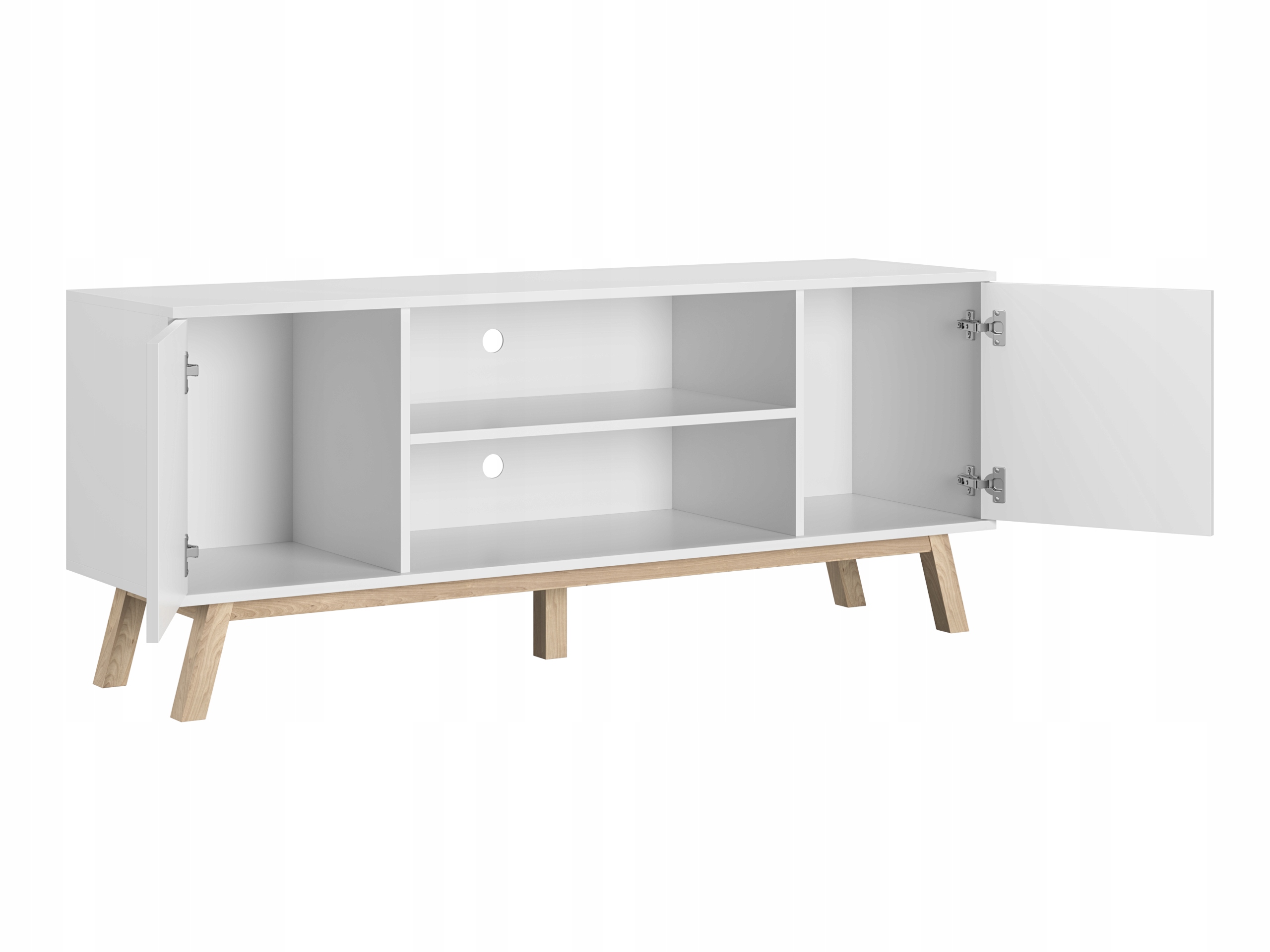 Komoda Szafka RTV Vero Biały Mat Styl Skandynawski Marka Trend Home