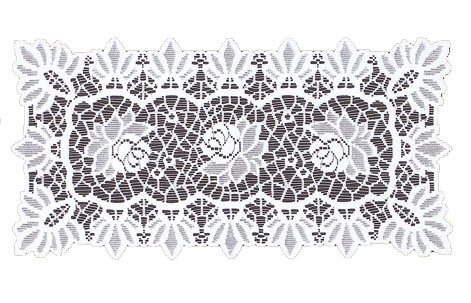 

Bieżnik Biały Żakardowy 40x80cm 202540/40y