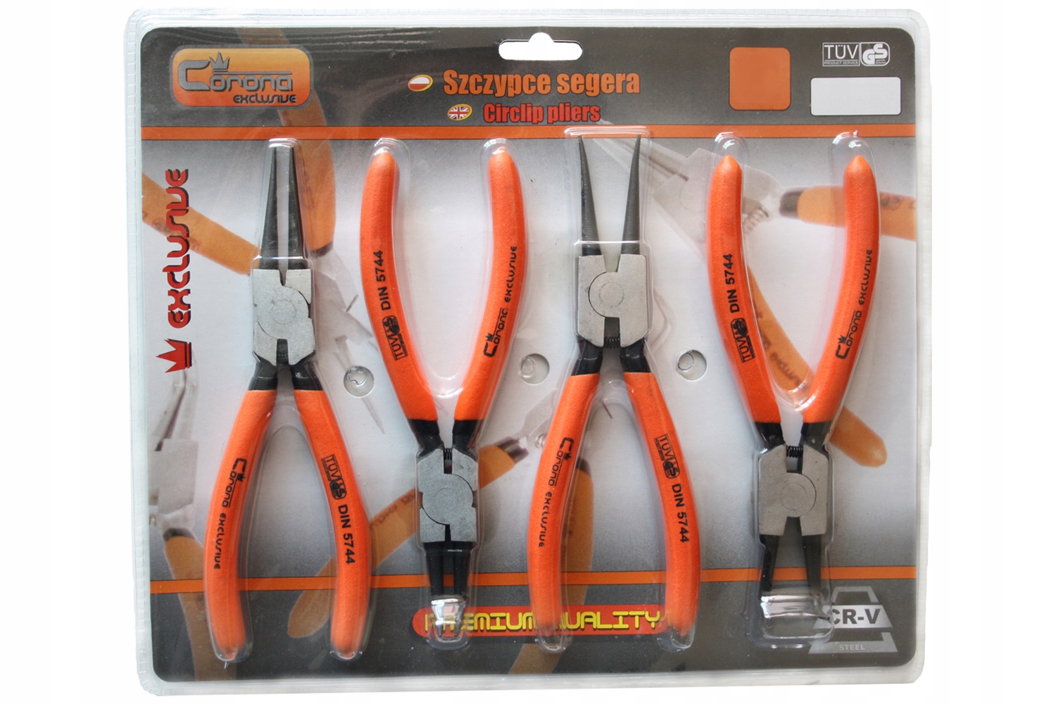 

Corona Szczypce segera 180mm zestaw 4szt C7110