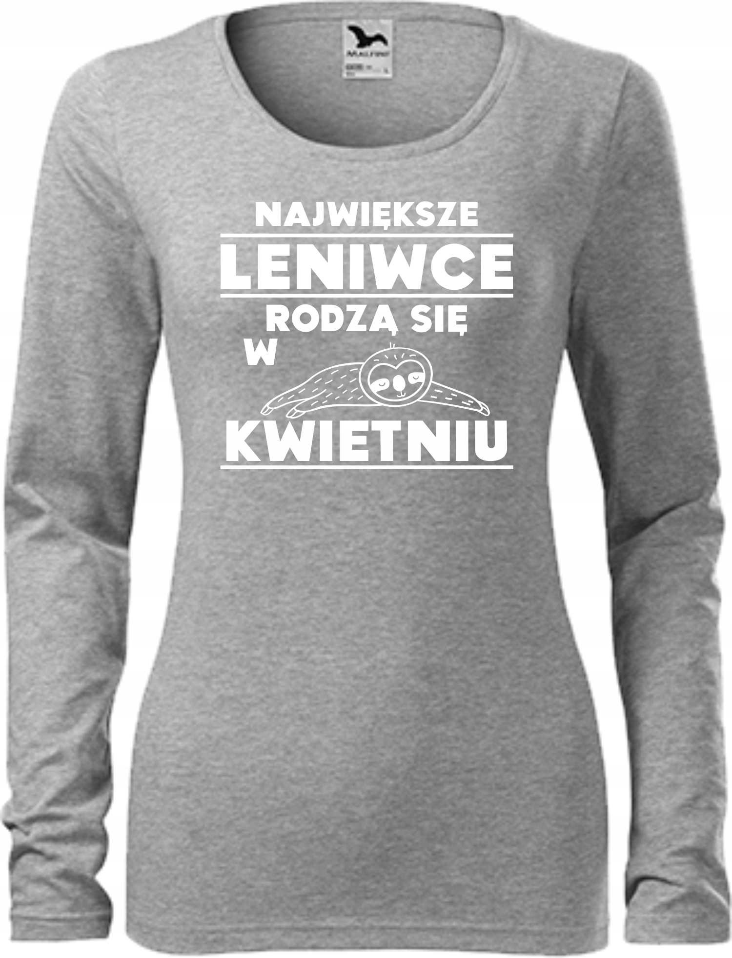

Bluzka damska Prezent Leniwce rodzą się w Kwietniu