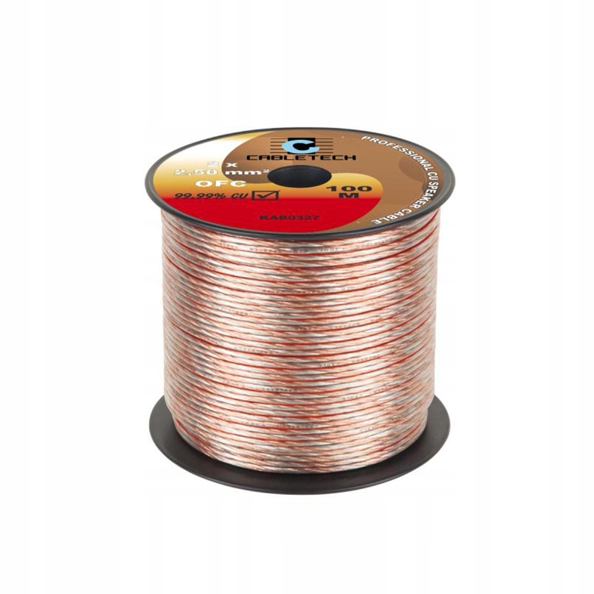 

Przewód Kabel Głośnikowy Cabletech Ofc 2x2.5 100m