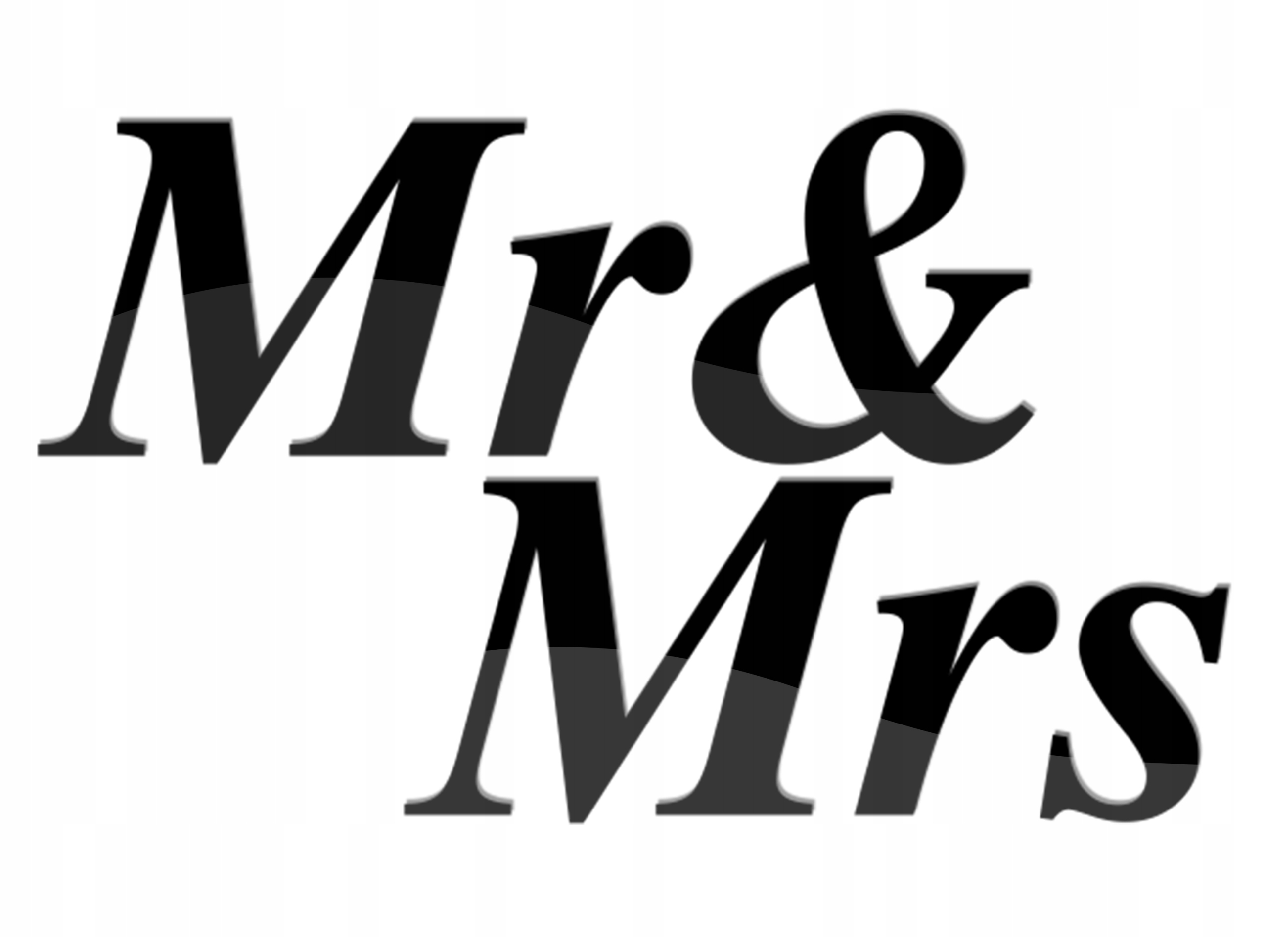 

Miłosny! Naklejany Napis Na Ścianę Mr&mrs XL