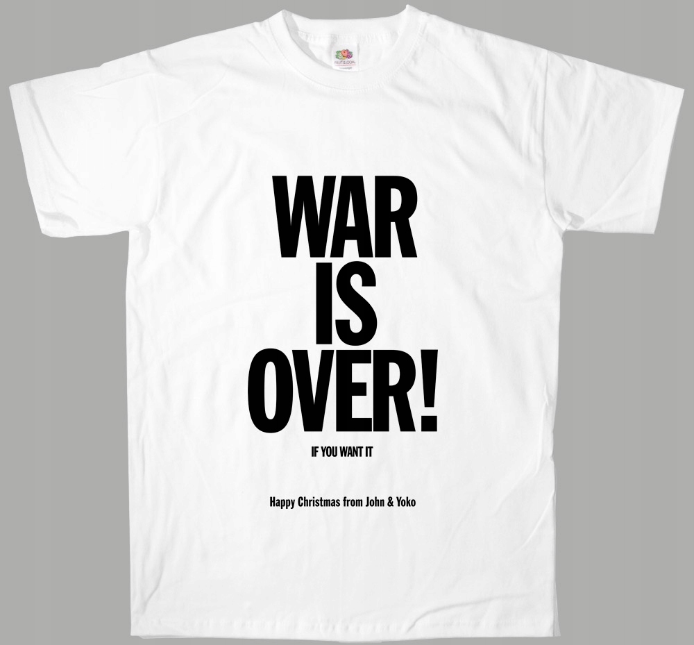 

War Is Over! John Lennon Yoko Ono Beatles Koszulka