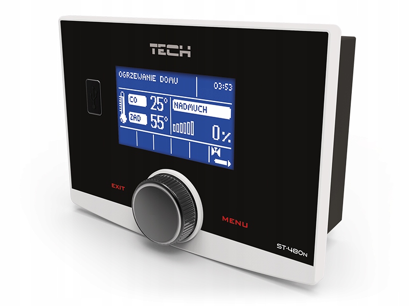 Ovládač Tech ST-480 N Pre Kotlové Pece Na Ekogroš