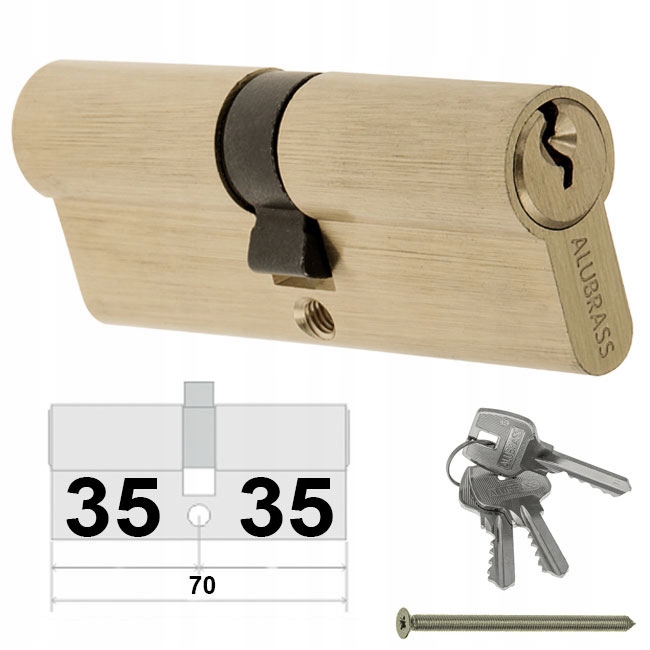 WKŁADKA 35/35 ALUBRASS MOSIĄDZ SATYNA