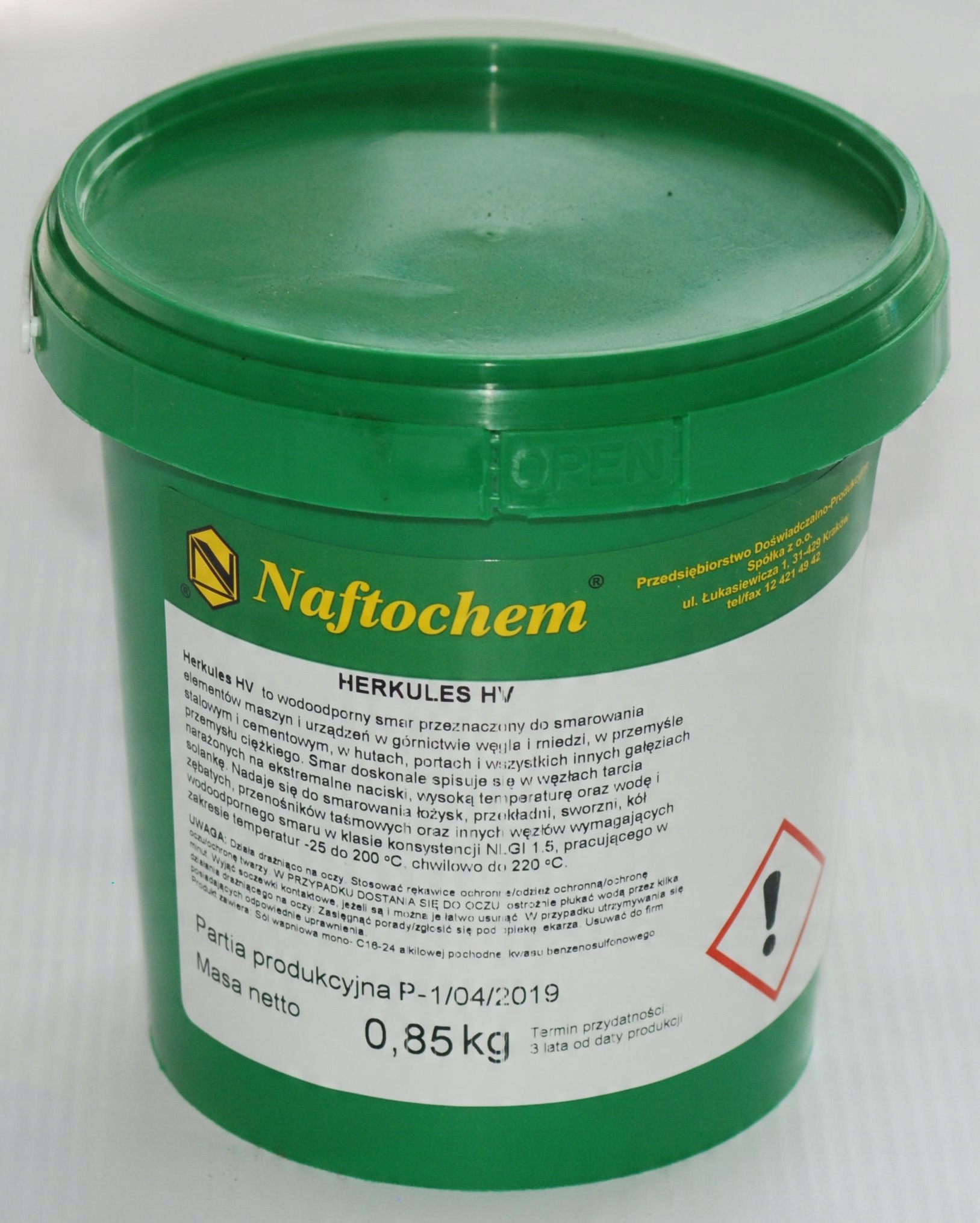 

Supernowoczesny Smar Wodoodporny 0,85KG Naftochem