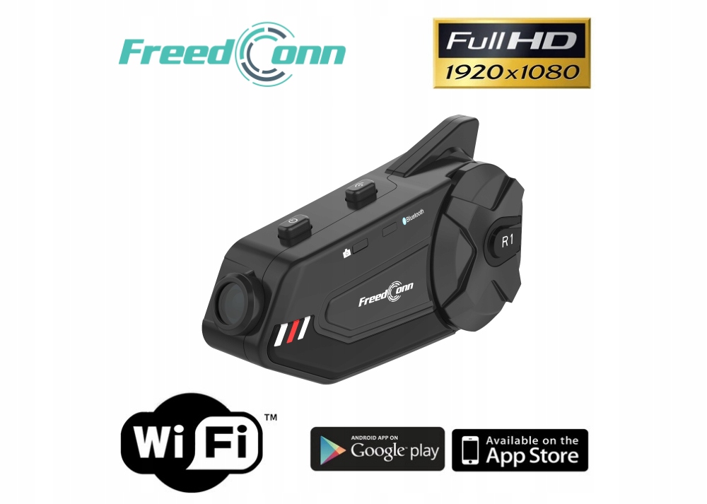 FreedConn R1 Plus E Interkom Kamera FULL HD WiFi Microphone Type hybrid