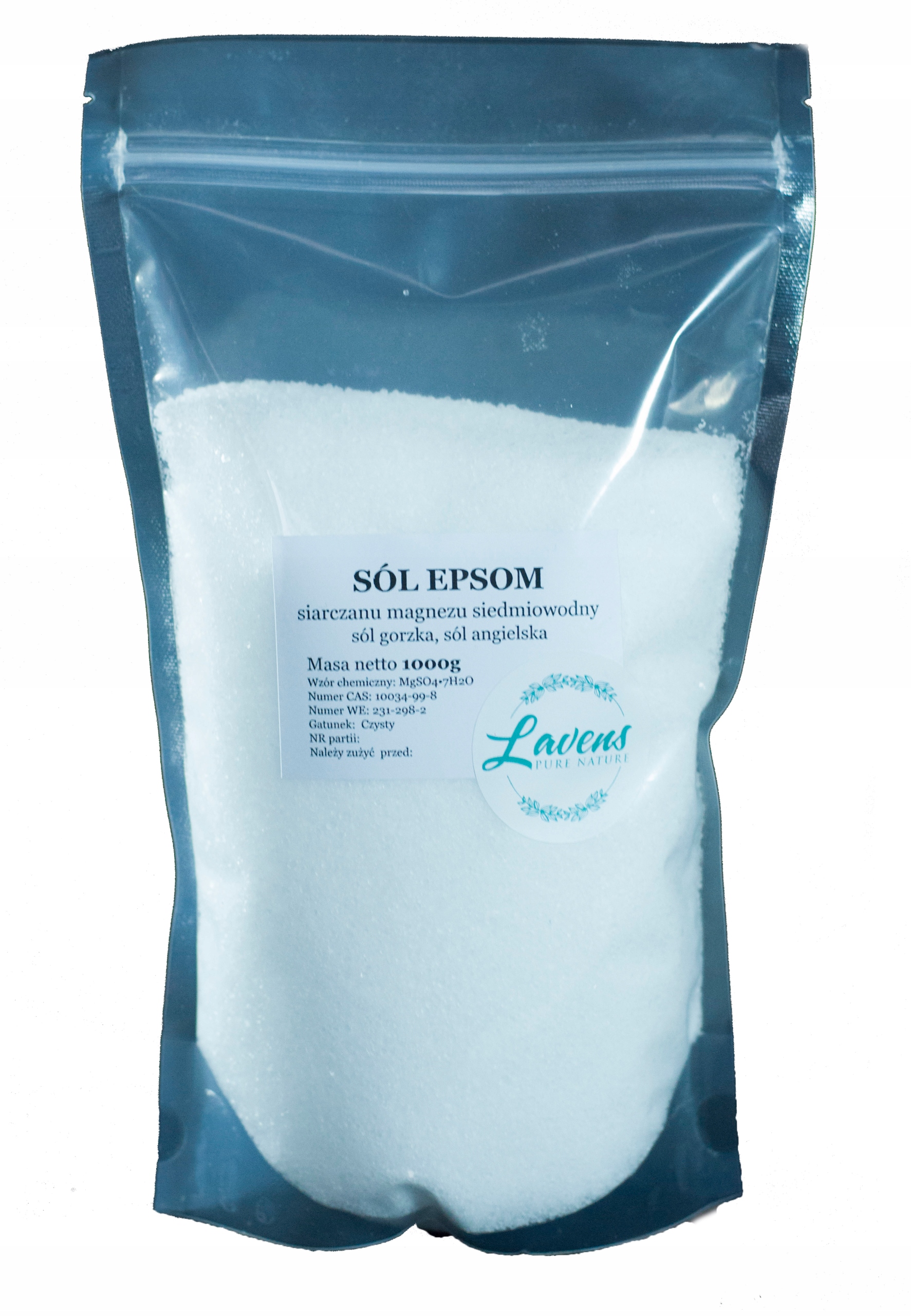 

Sól Epsom Gorzka Rzymska Siarczan Magnezu 1KG