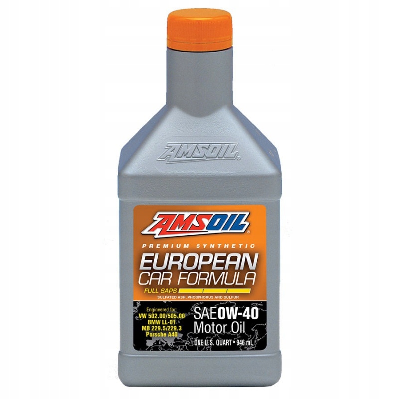 

Amsoil 0W40 European Car Formula Full Saps 0.946L