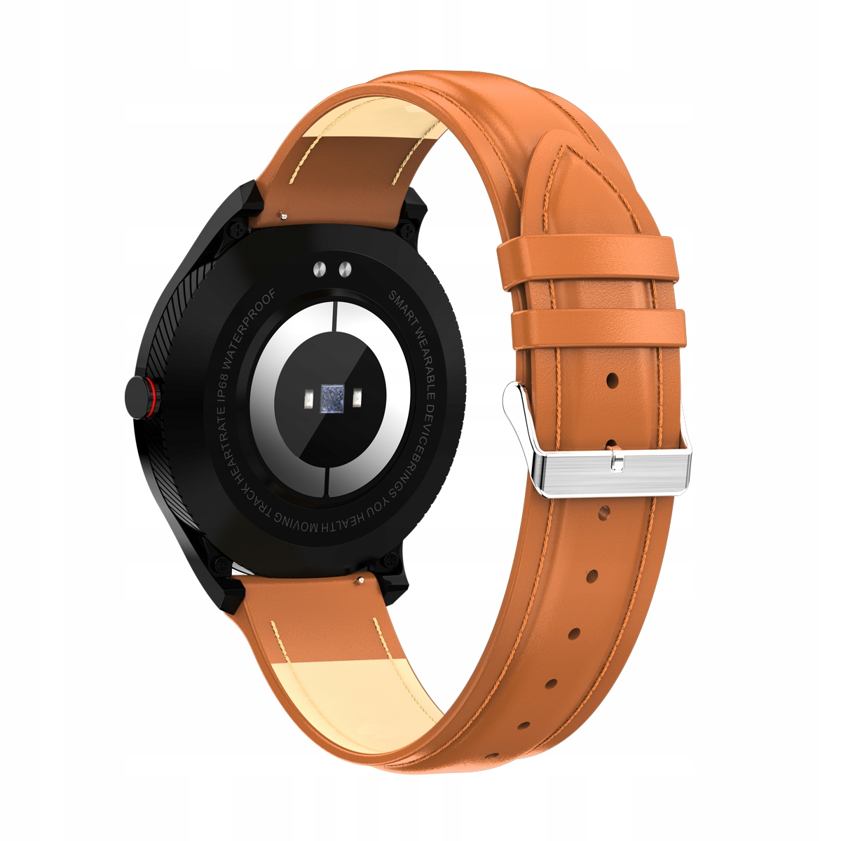 

Pasek Skórzany Do Zegarka Smartwatch L9 Brązowy