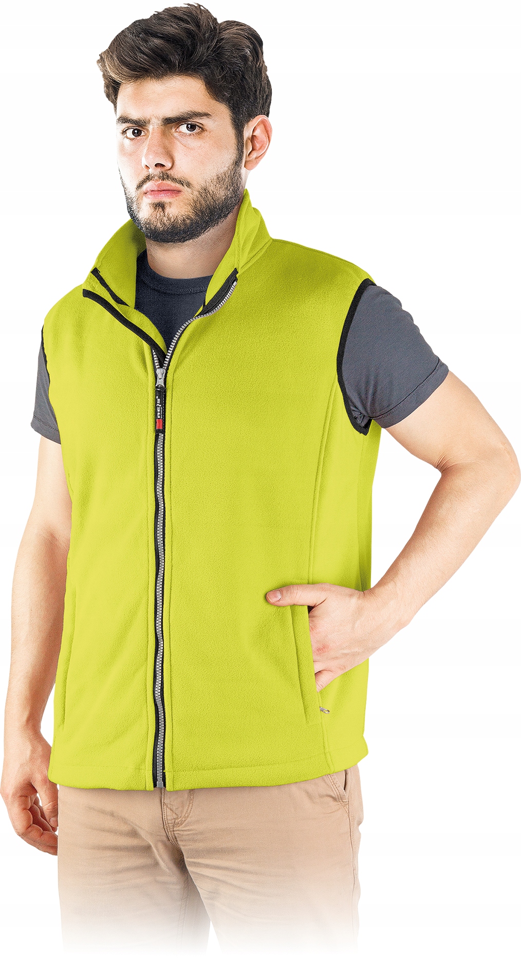 

Bezrękawnik męski z polaru Reis Vhoney