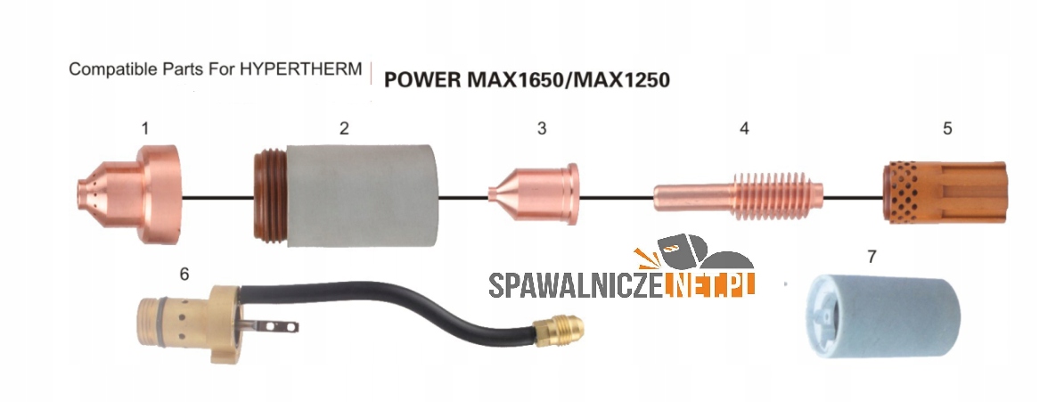 ELEKTRODA PMX 1250/1650 100A 220037 Marka bez marki