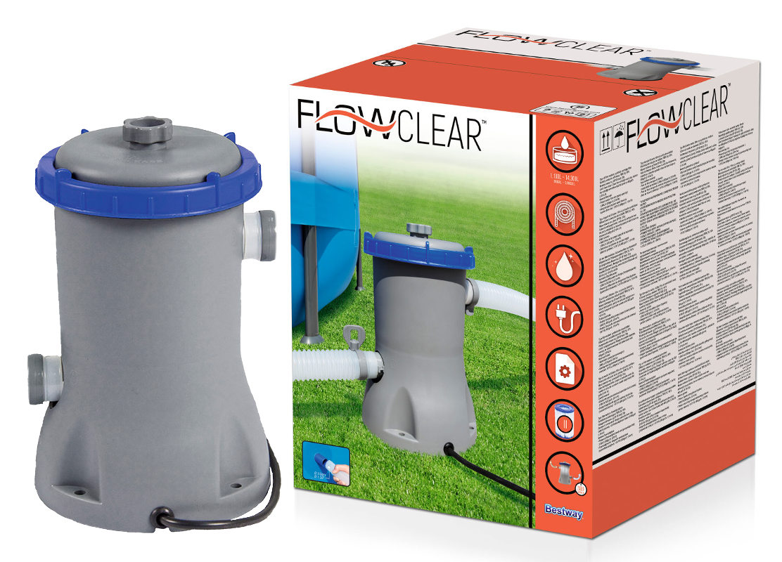 

Bestway Pompa Filtrująca Do Basenu 2006L/H 58383