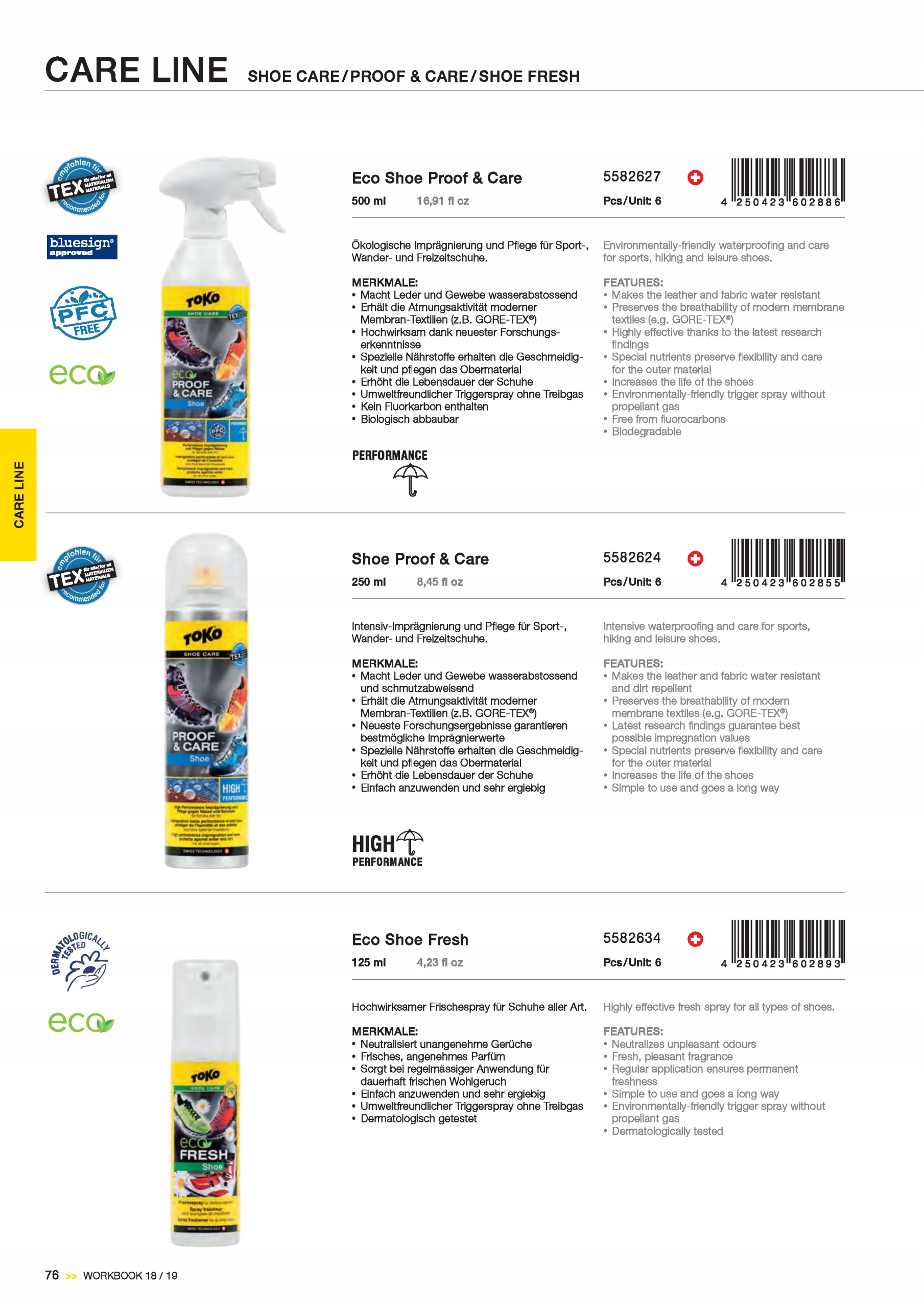 #TOKO płyn do płukania FUNCTIONAL SPORTWEAR Pojemność 250 ml