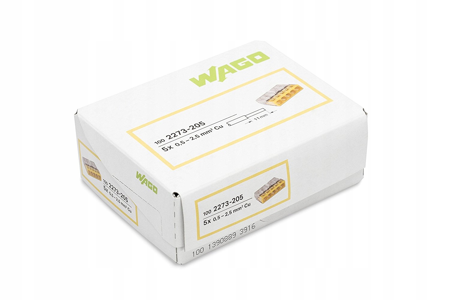 

Wago Szybkozłączka Na Drut 5x2,5 2273-205 100 szt